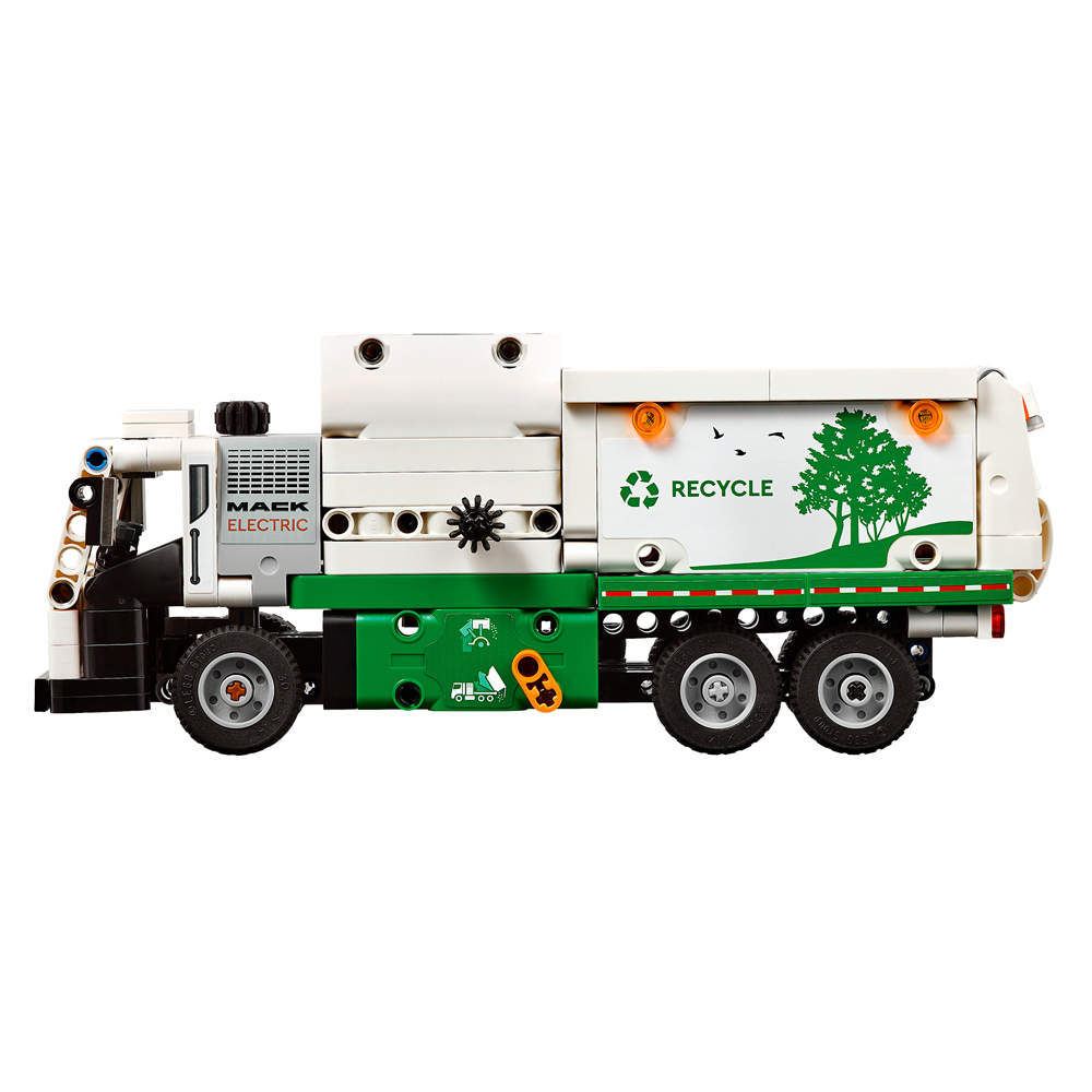 Lego technic mack hot sale garbage truck instructions